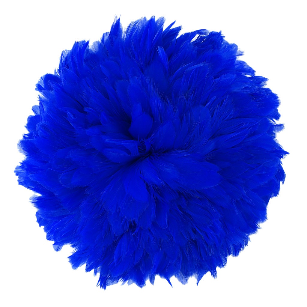 Rooster Schlappen-White-Dyed 1YD - Royal