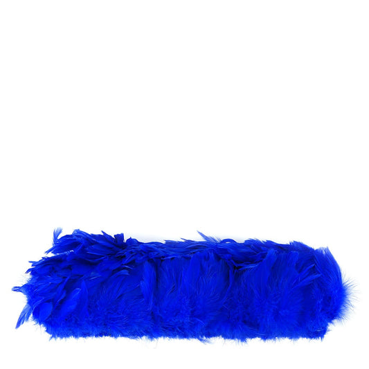 Rooster Schlappen-White-Dyed - Royal