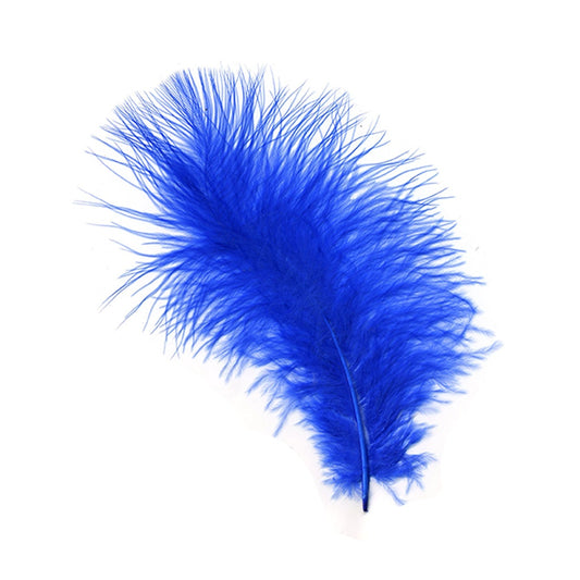 Loose Turkey Marabou Dyed - Royal