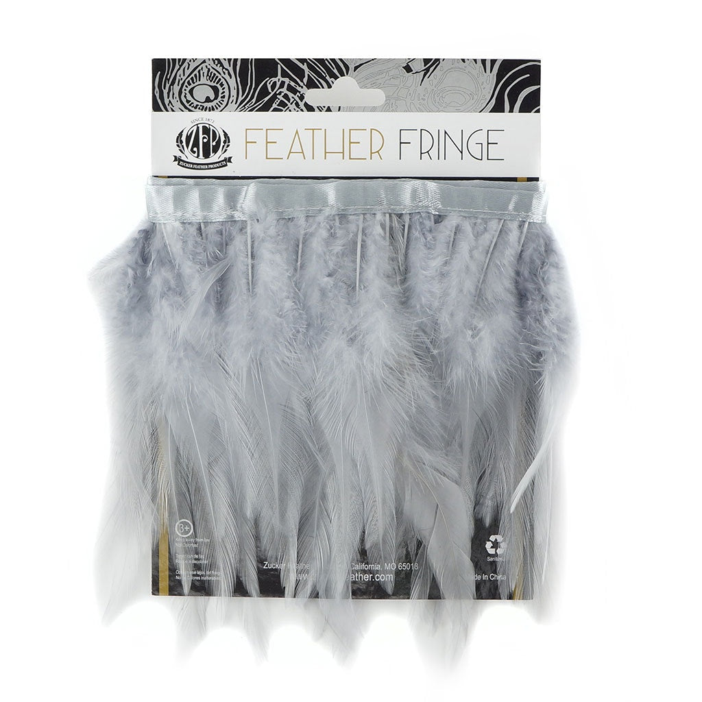 Saddle Fringe Dyed Silver