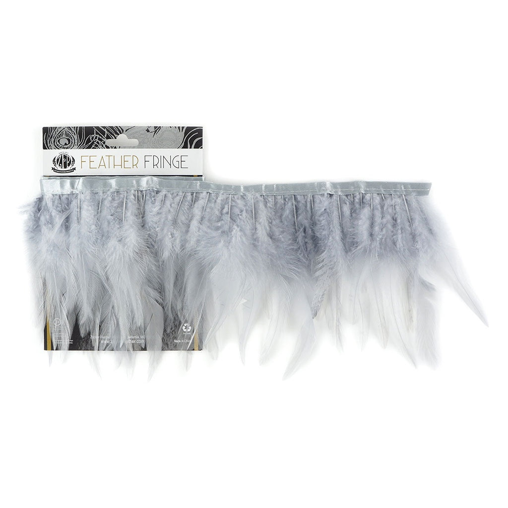 Saddle Fringe Dyed Silver