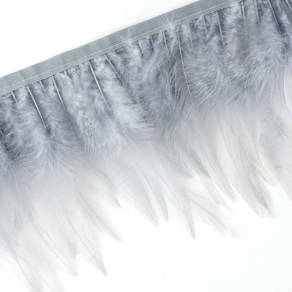 Saddle Fringe Dyed Silver