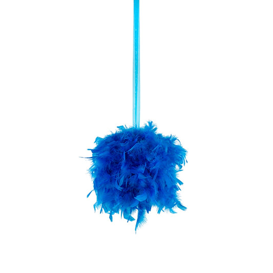 Chandelle Feather Pom Poms - Dark Turquoise