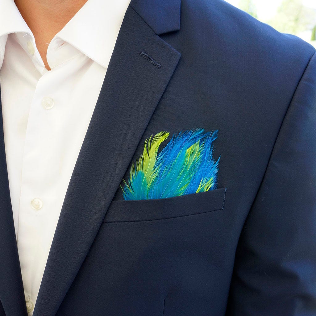 Feather Corsage-Hackle-Pheasant-Guinea Plumage - LM/LT/N