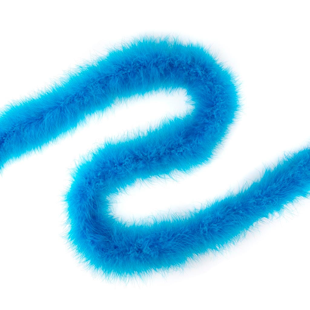 Full Marabou Feather Boa - Dark Turquoise
