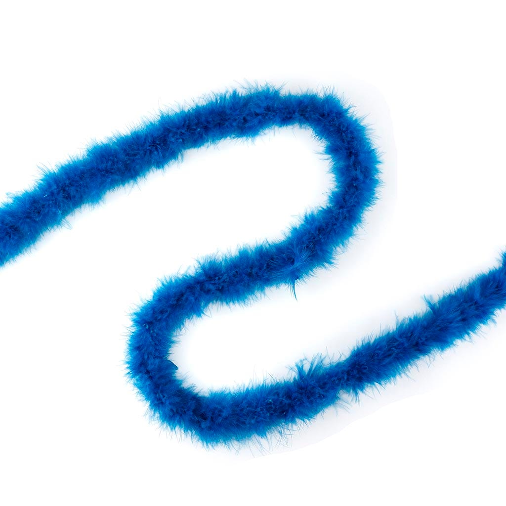 Thin Marabou Feather Boa - Dark Turquoise