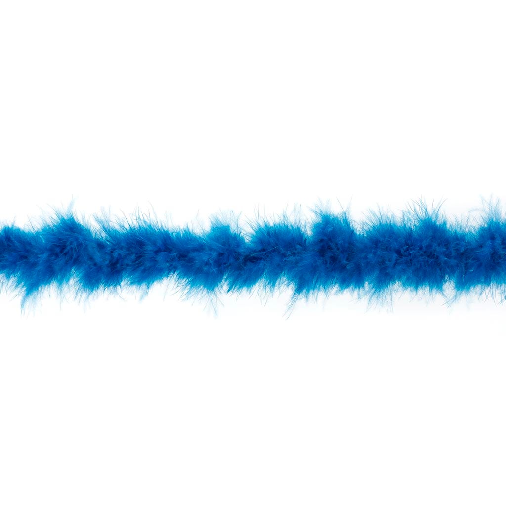 Thin Marabou Feather Boa - Dark Turquoise