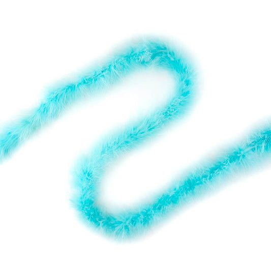 Marabou Feather Boa - Mediumweight - Light Turquoise