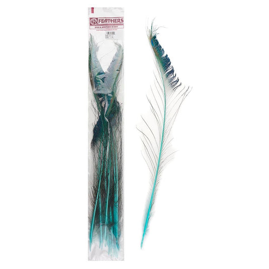 Peacock Swords Stem Dyed Light Turquoise