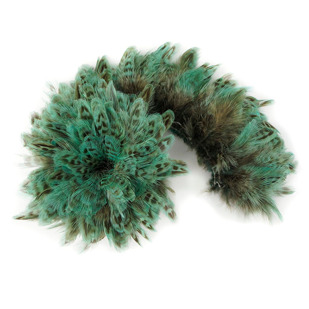 Ringneck Pheasant Plumage 1 YD Light Turquoise