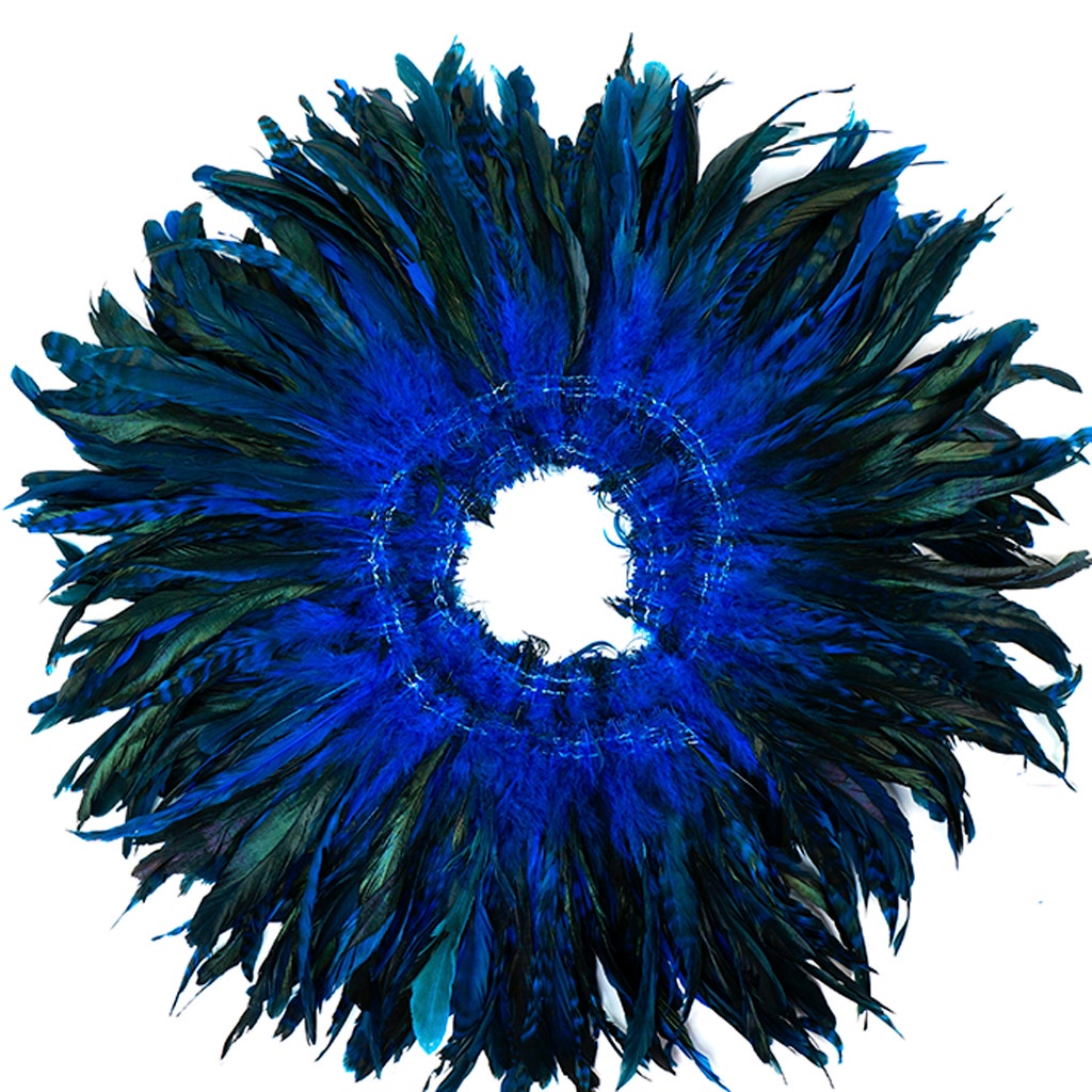 Rooster Coque Tails-Chinchilla - Dark Turquoise