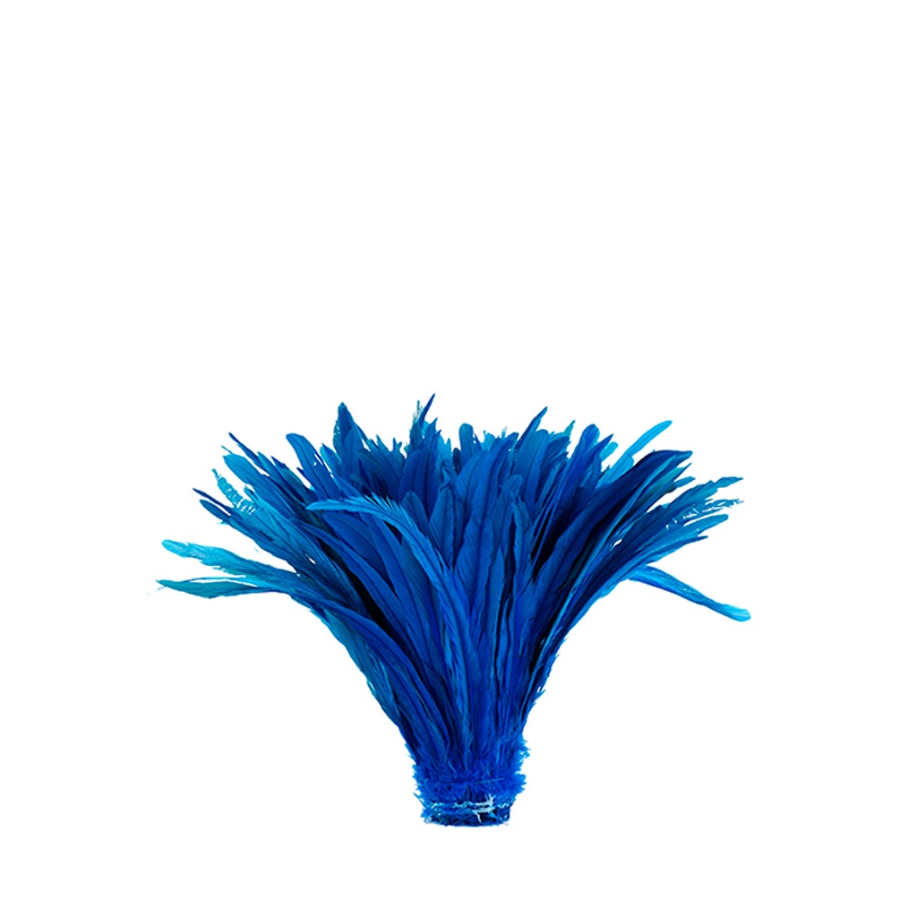 Rooster Coque Tails-Bleach-Dyed - Dark Turquoise