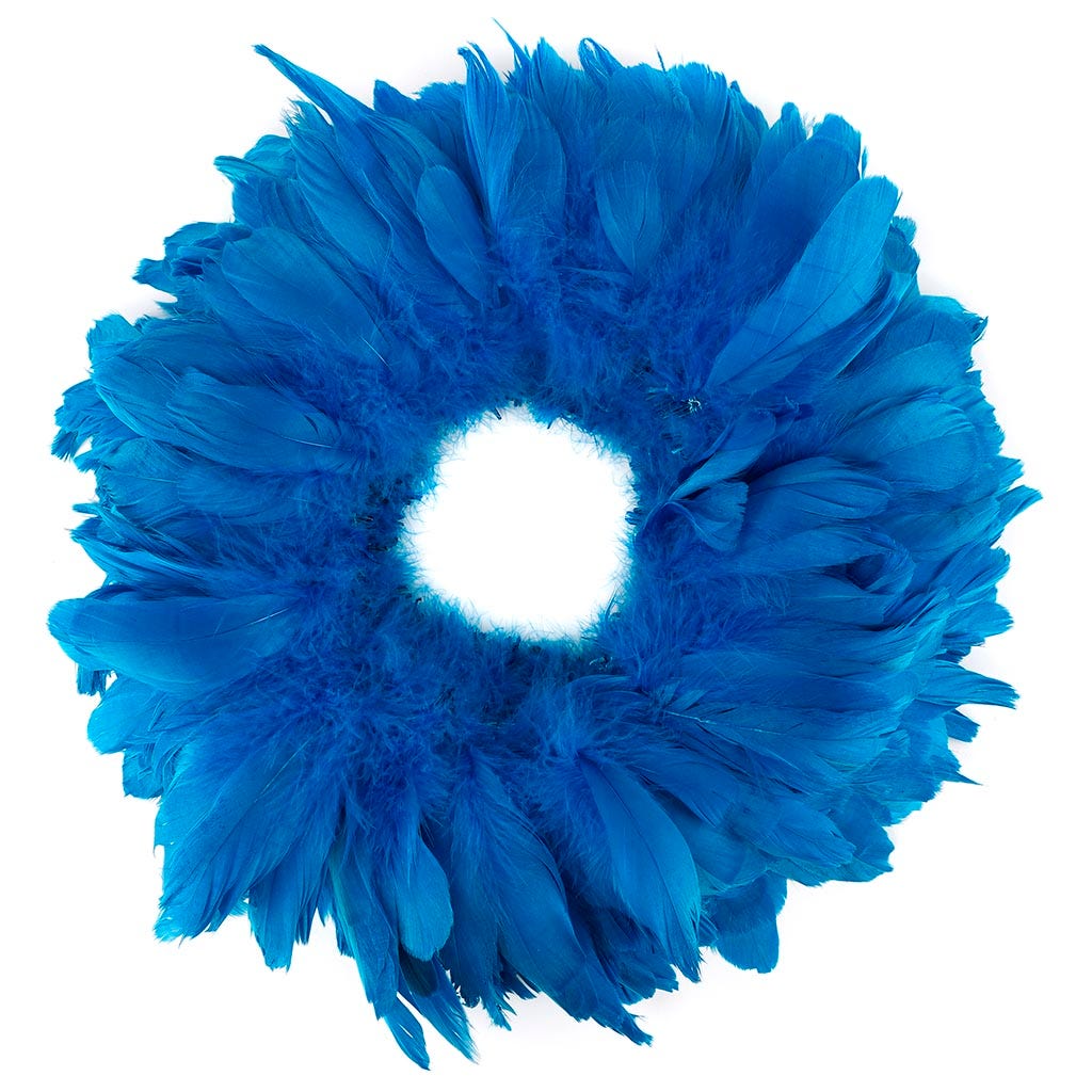 Goose Nagorie Feathers Dyed - Dark Turquoise
