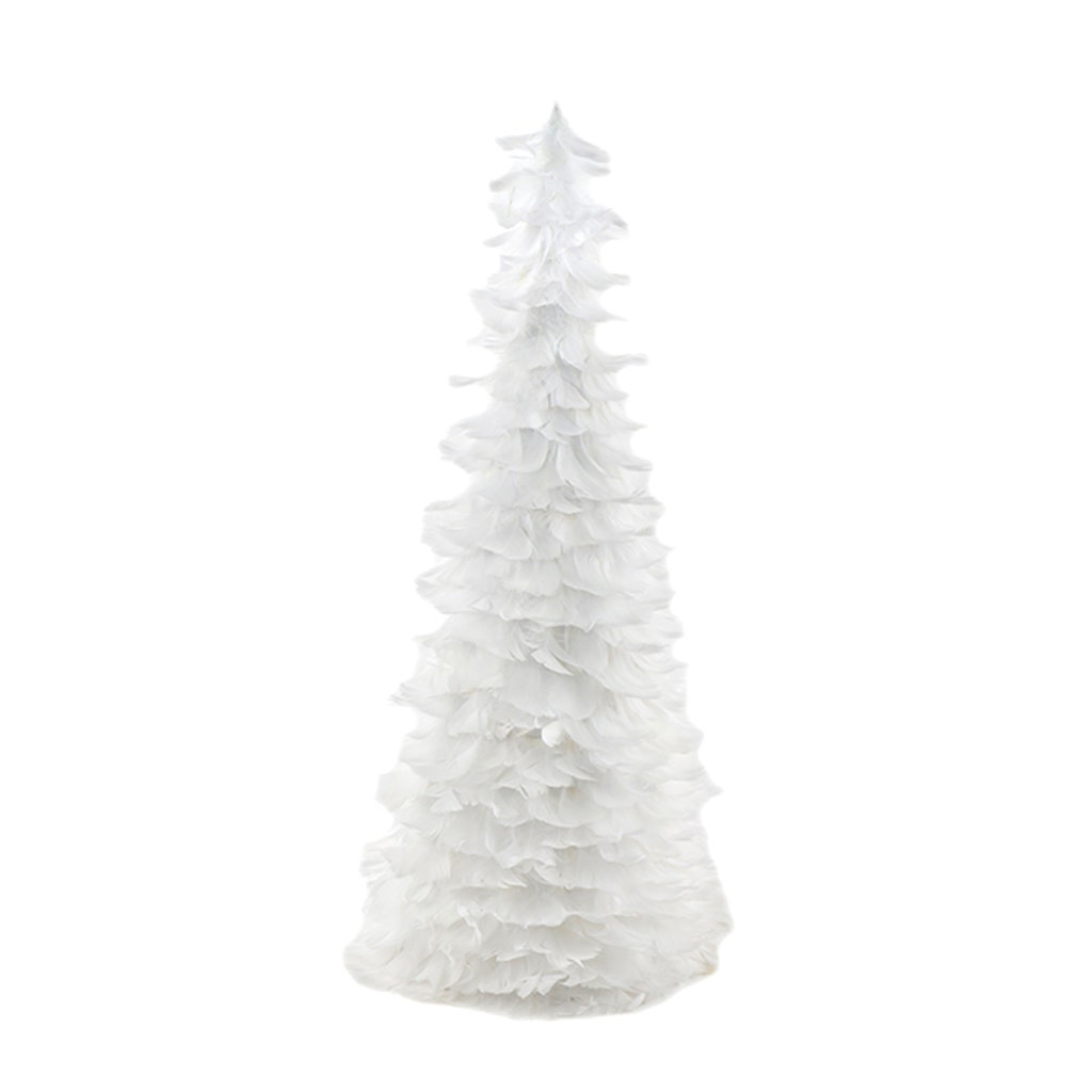 Goose Coquille Feather Tree 24" - White