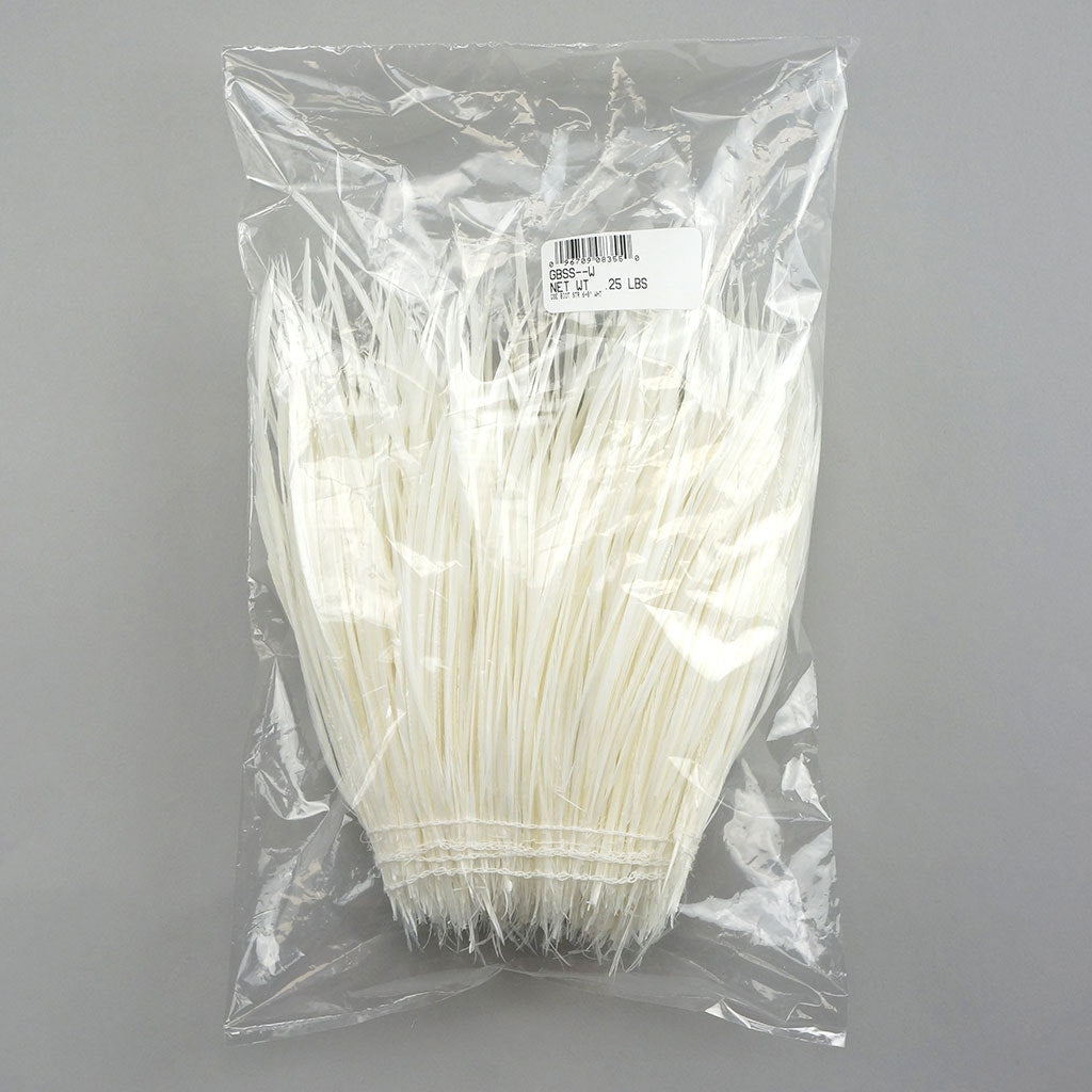 Goose Biot Feathers-Dyed - White