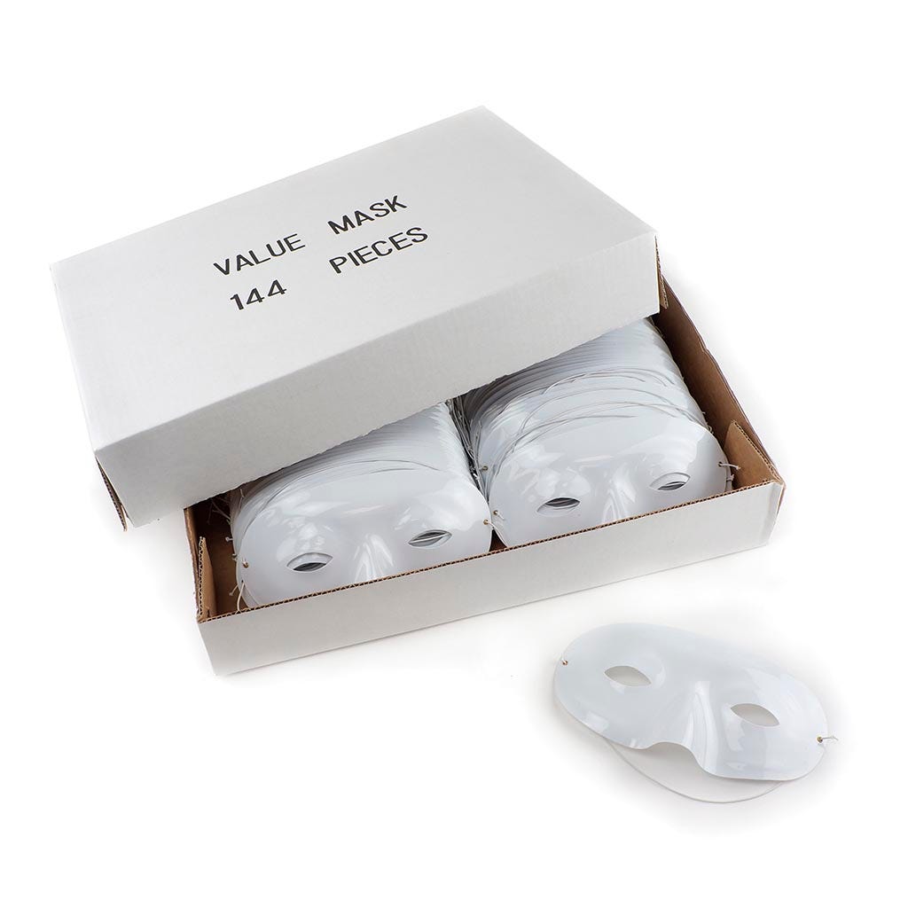 Half Face Mask Form Case - White