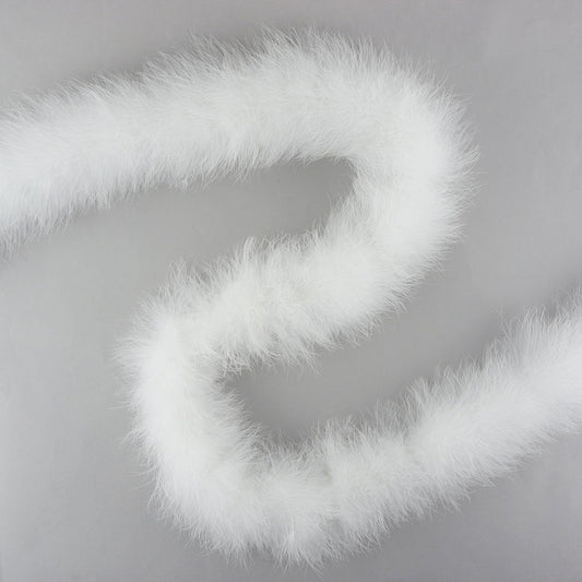 Extra Thick Marabou Feather Boa - White