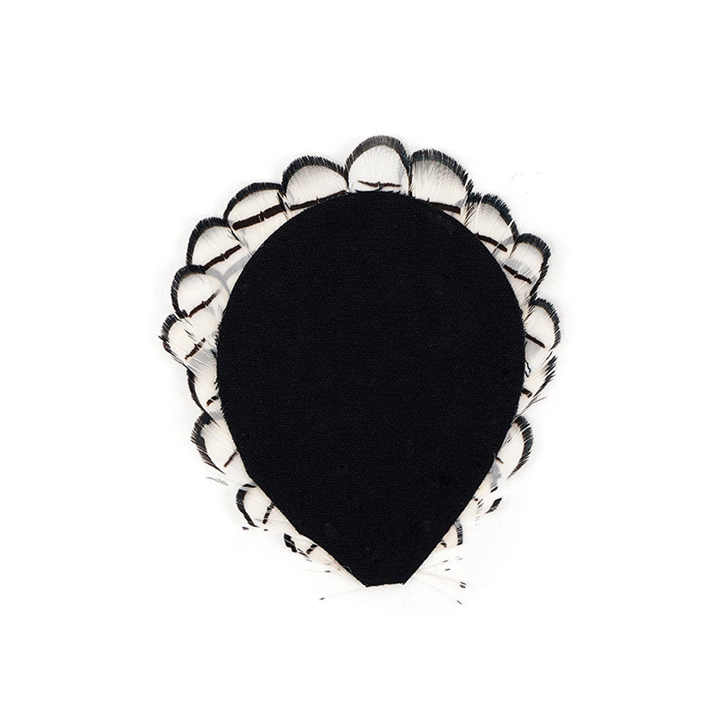 White-Black-Lady Amherst Pad - Natural