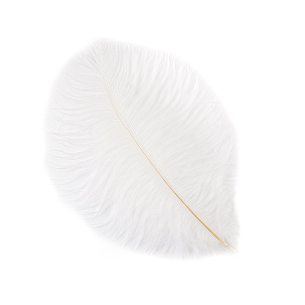 Bulk Feather Ostrich Drabs - 4-8" 1/4 lb White