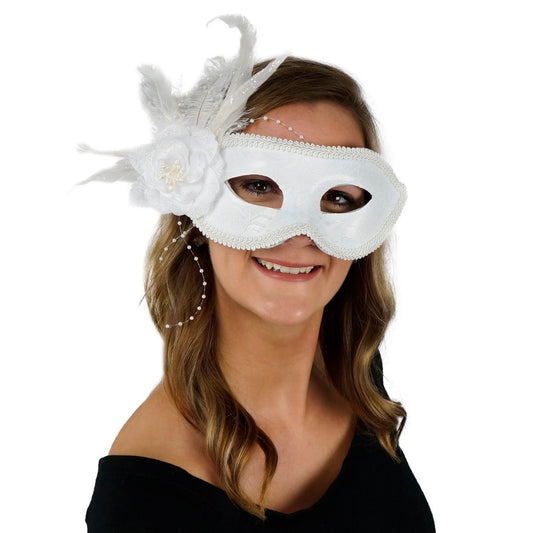 White Feather Mask