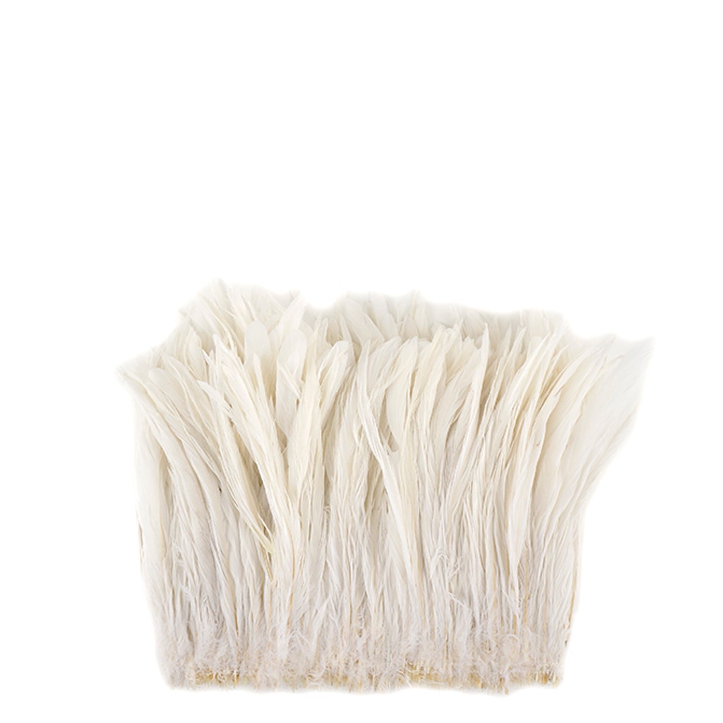 Rooster Coque Tails White-Dyed - White