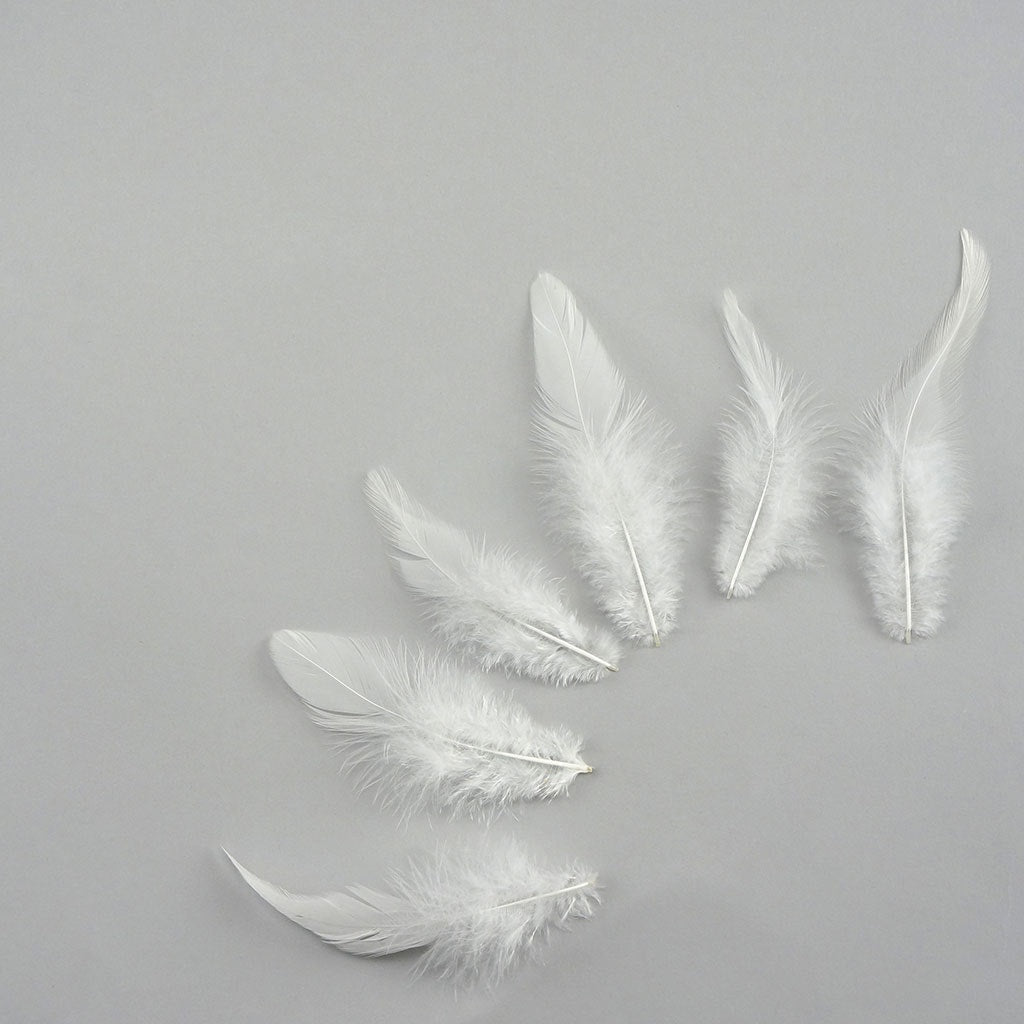 Rooster Saddles-White-Dyed - White