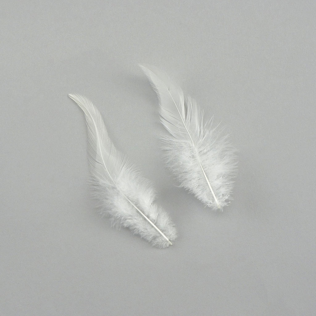 Rooster Saddles-White-Dyed - White