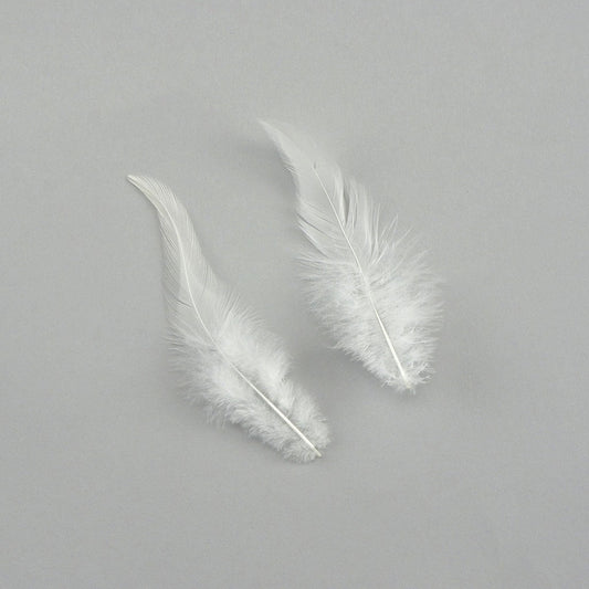 Rooster Saddles-White-Dyed - White