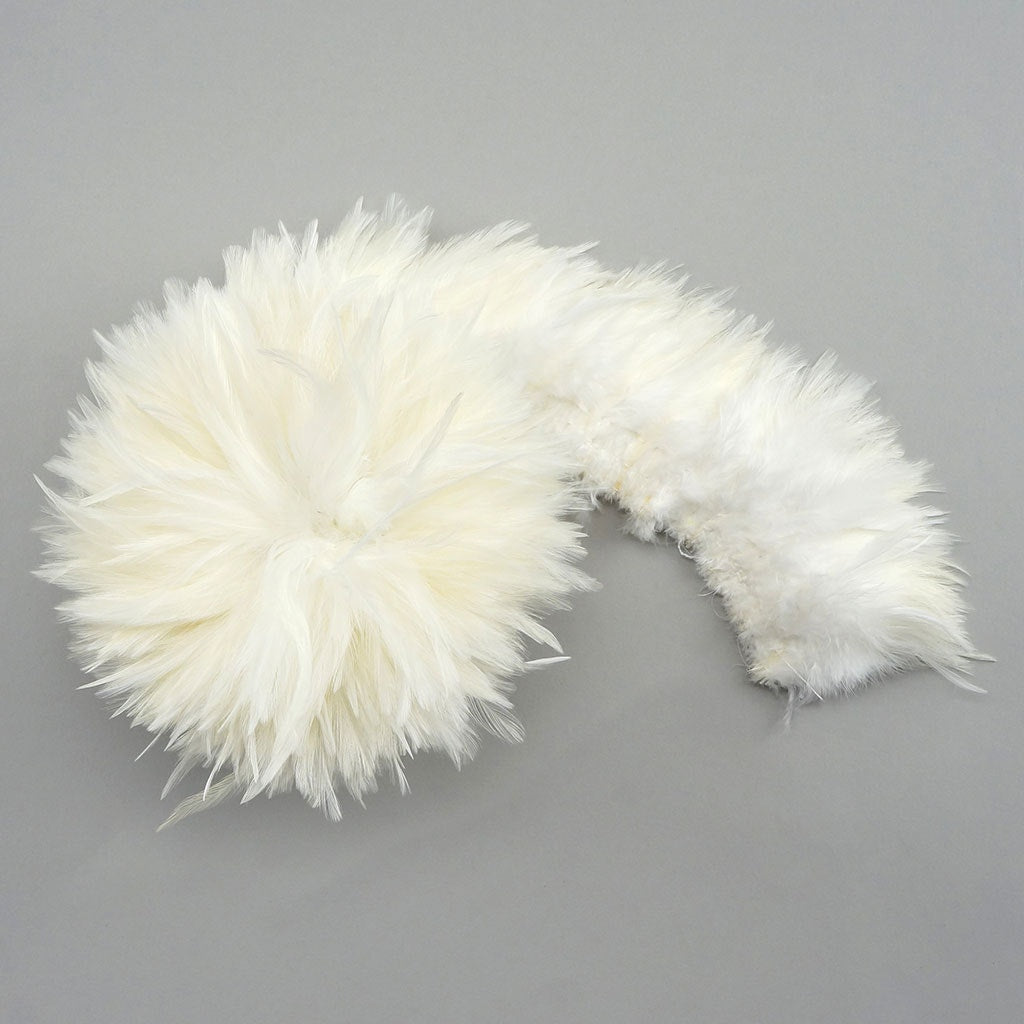Rooster Saddles-White-Dyed - White