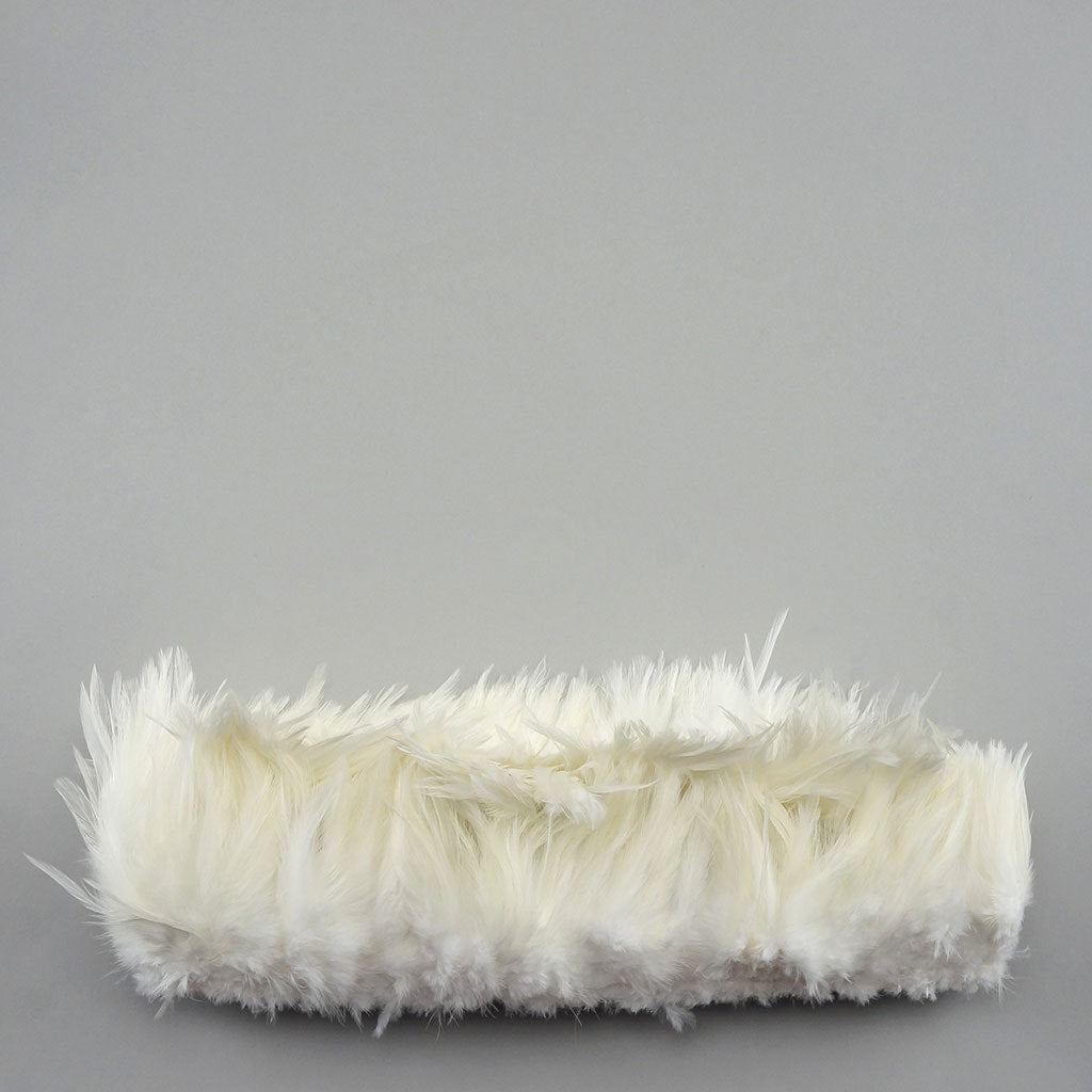 Rooster Saddles-White-Dyed - White
