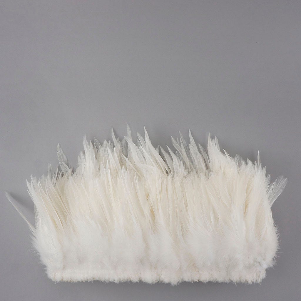 Rooster Saddles-White-Dyed - White