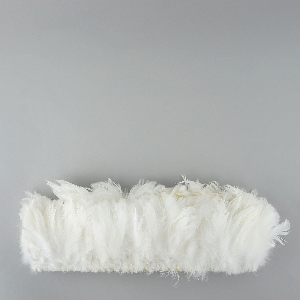 Rooster Schlappen-White-Dyed - White