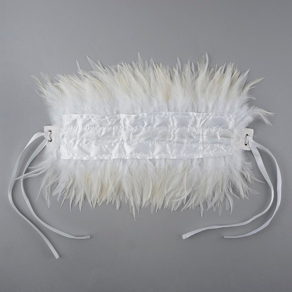 Feather Choker White