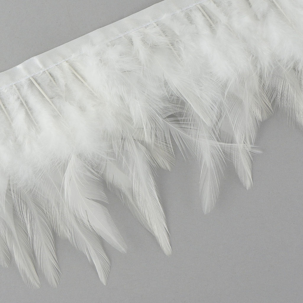 Saddle Fringe Dyed White