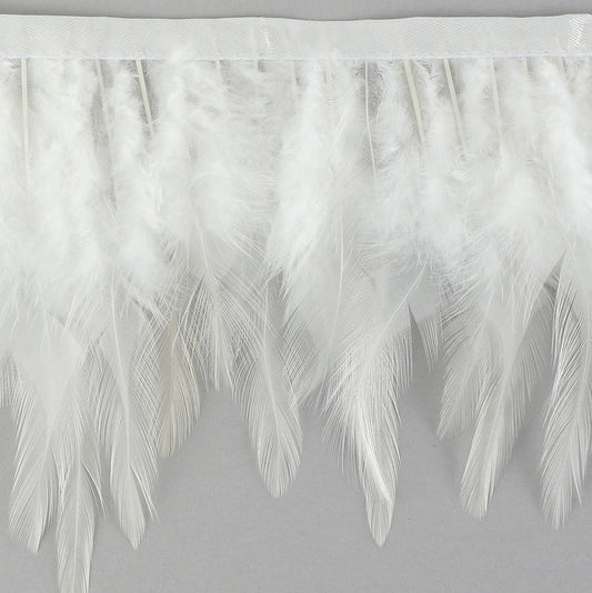 Saddle Fringe Dyed White