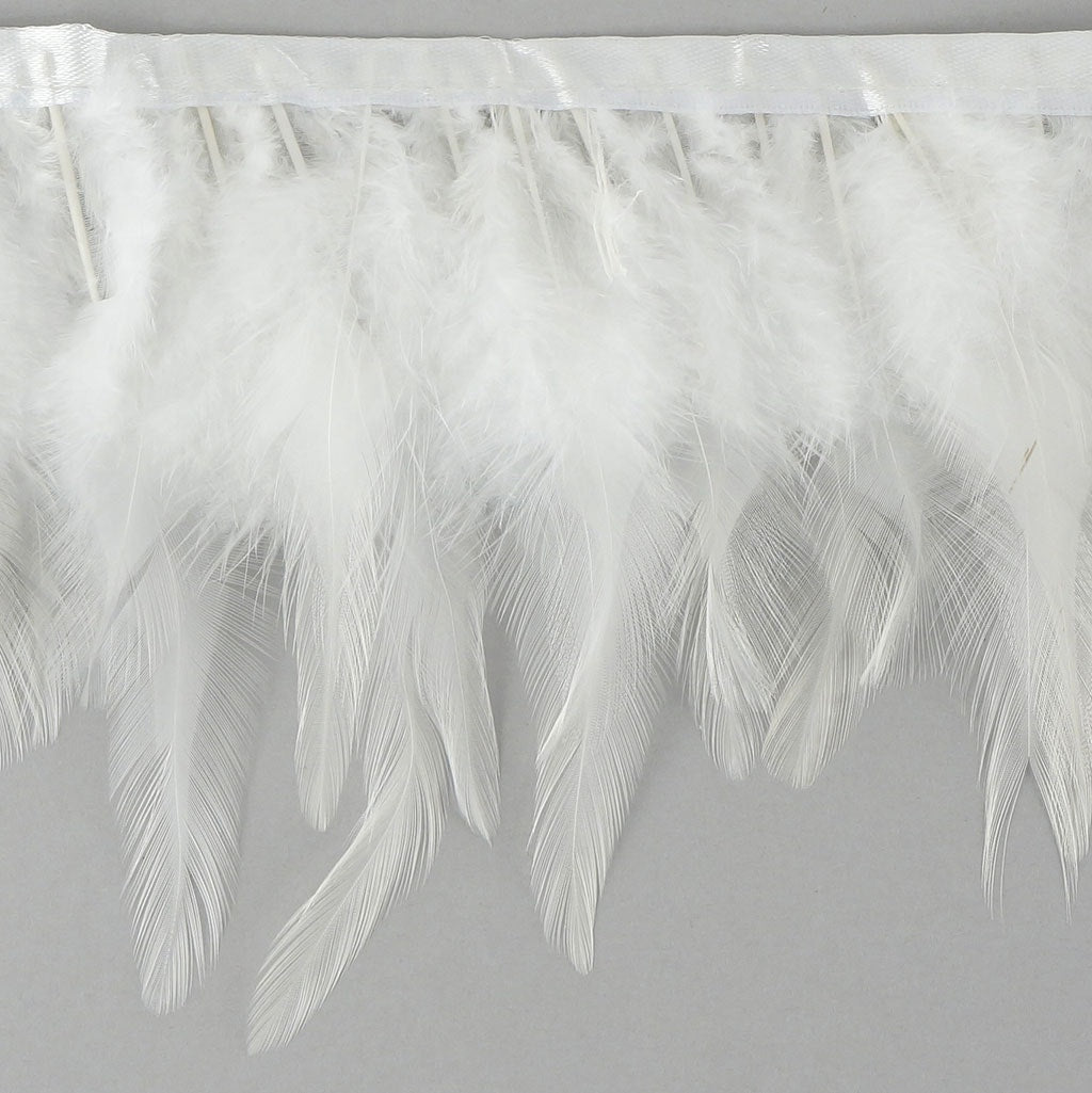 Saddle Fringe Dyed White