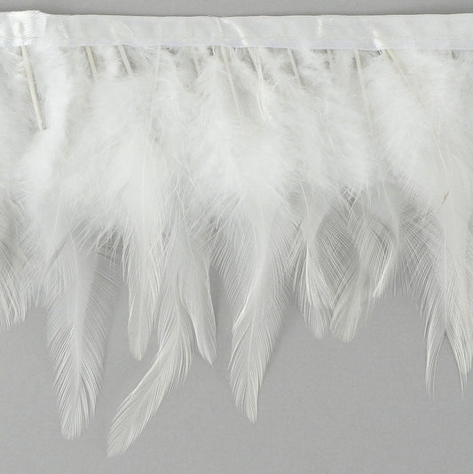 Saddle Fringe Dyed White