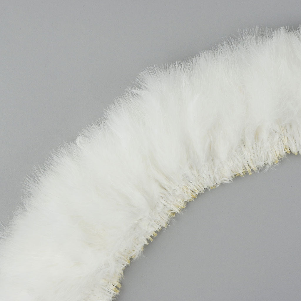 Turkey Good Quill Marabou - White