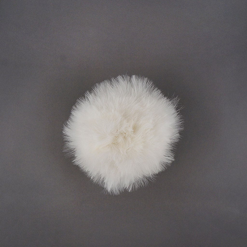 Turkey Blood-Good Quill Marabou - White