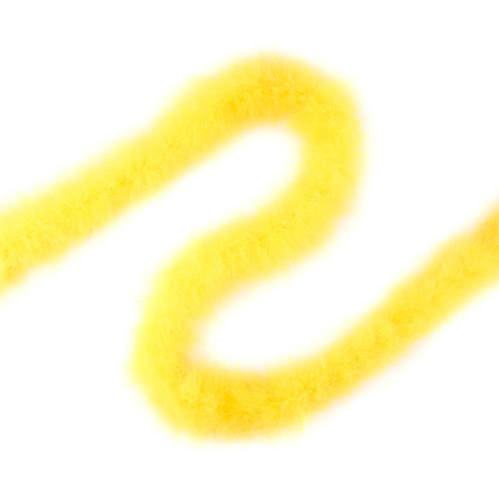 Full Marabou Feather Boa - Yellow