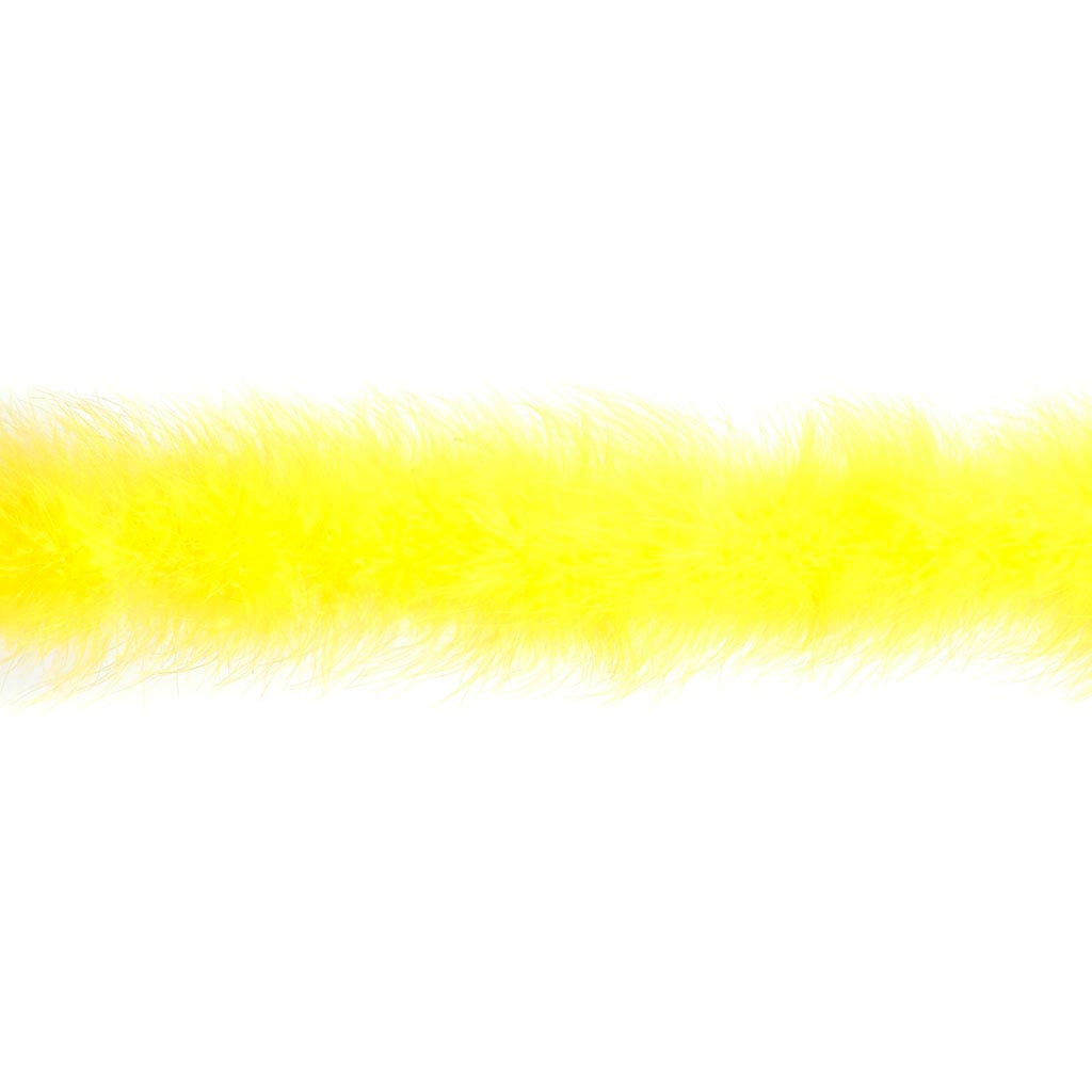 Full Marabou Feather Boa - Yellow