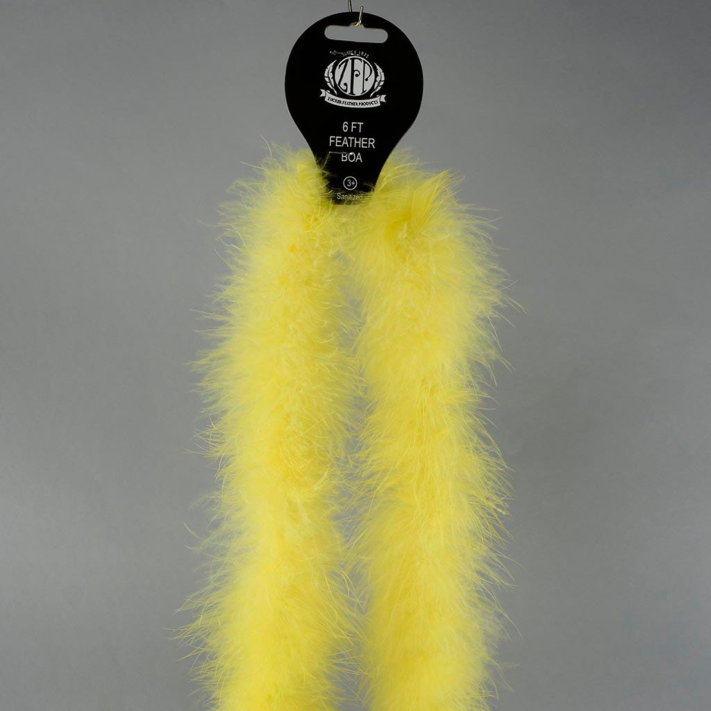 Marabou Feather Boa - Mediumweight - Flourescent Yellow