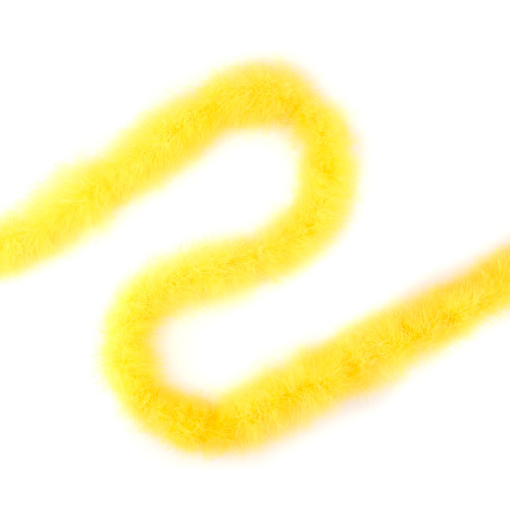 Marabou Feather Boa - Mediumweight - Yellow