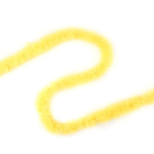 Thin Marabou Feather Boa - Yellow