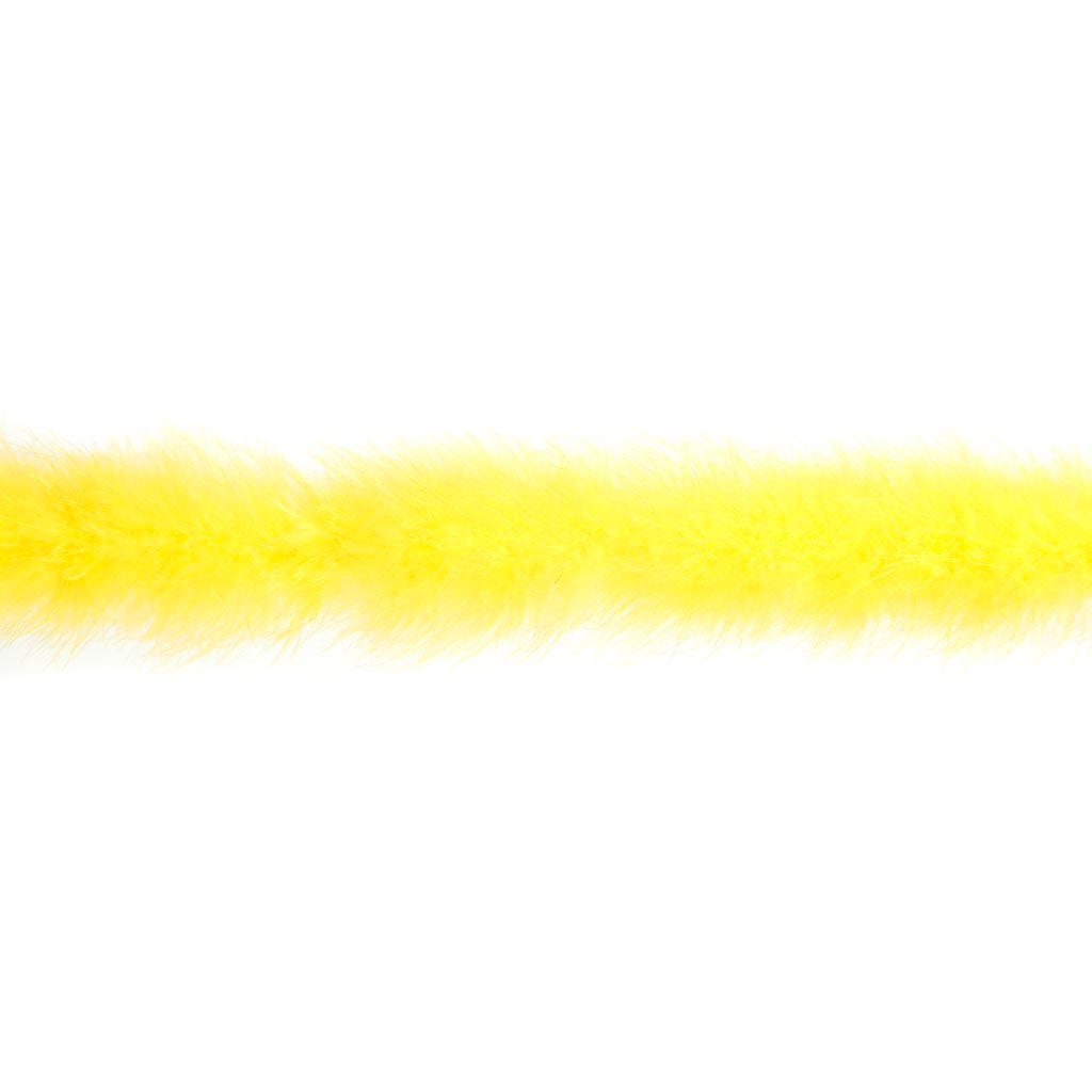 Marabou Feather Boa - Mediumweight - Yellow