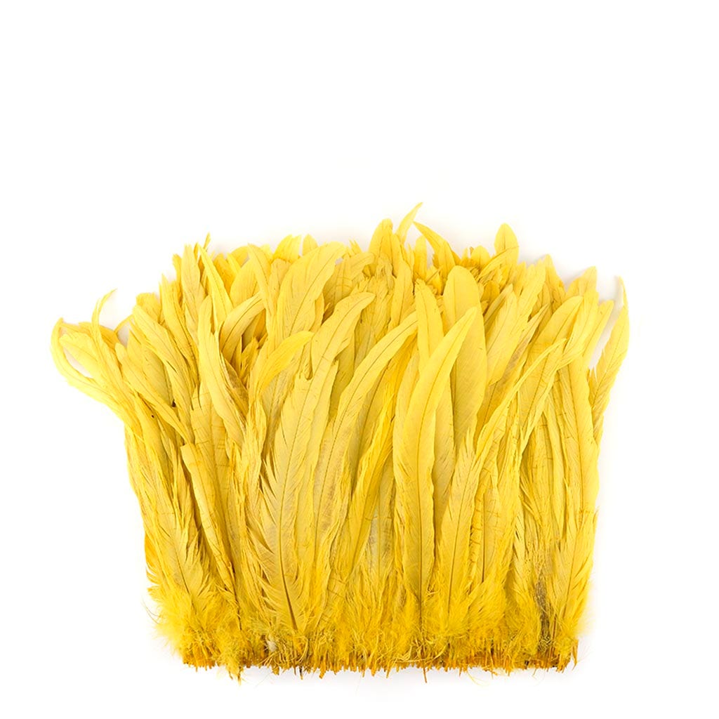 Rooster Coque Tails-Bleach-Dyed Bright Yellow