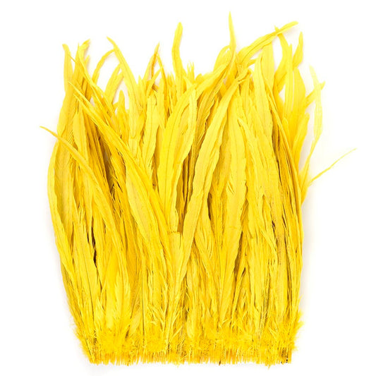 Rooster Coque Tails-Bleach-Dyed Bright Yellow