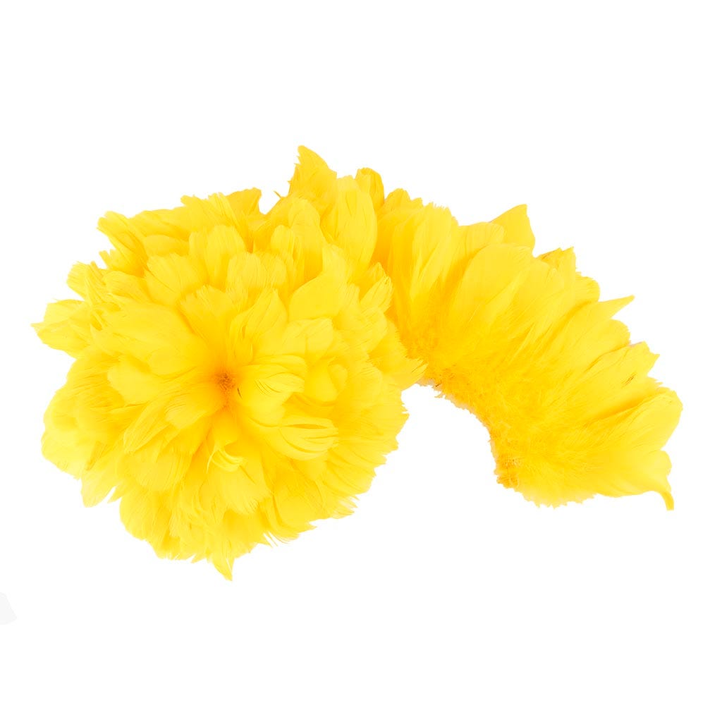 Goose Nagorie Feathers Dyed - Yellow