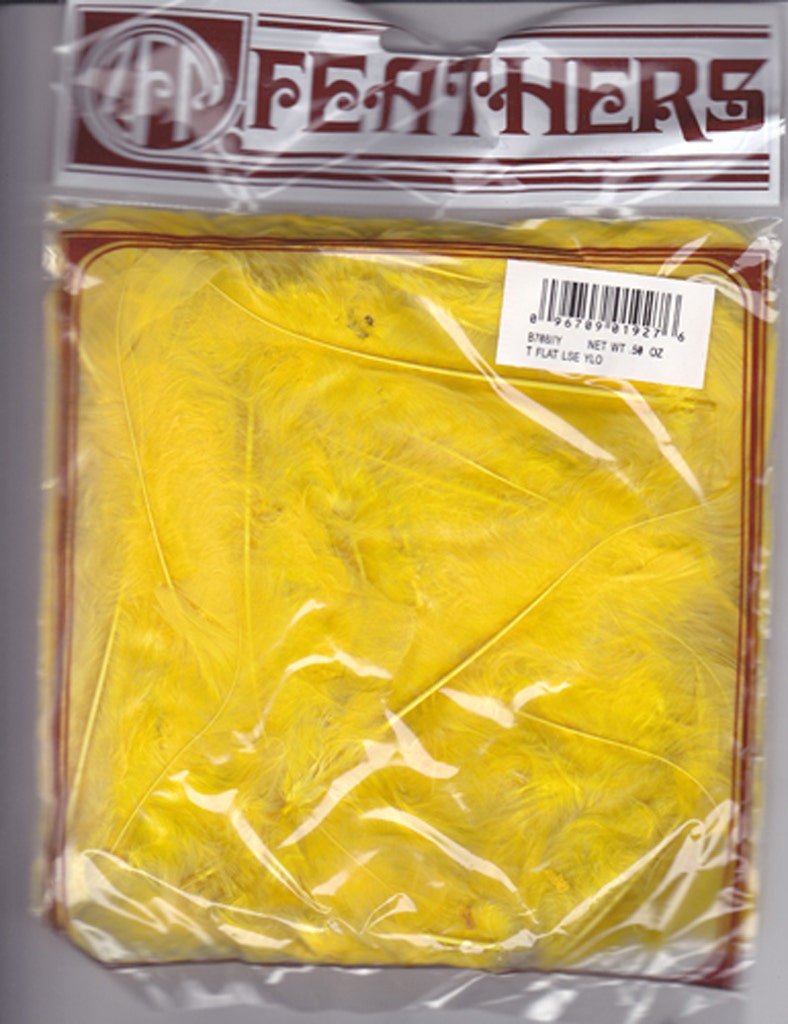 Loose Turkey Flats Dyed - Yellow