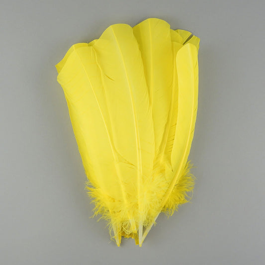 Turkey Quills Selected - Fluorescent Yellow